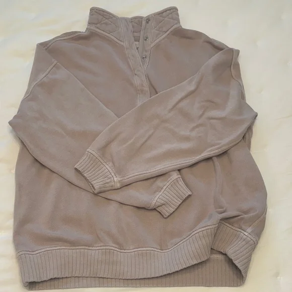 Aerie oversized Taupe Pullover sweatshirt - Picture 5 of 5